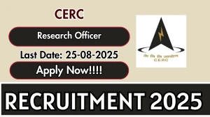 CERC Research Officer Recruitment 2025 - Apply Offline