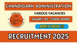 Chandigarh Administration Recruitment 2025 - Apply Offline for 02 Data/ MIS Analyst and Project Coordinator Posts