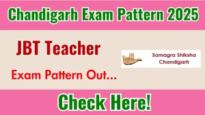 Chandigarh JBT Teacher Exam Pattern 2025