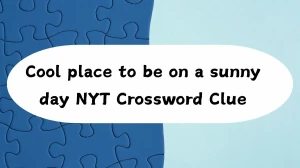 Cool place to be on a sunny day NYT Crossword Clue