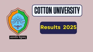 Cotton University Result 2025 Released at cottonuniversity.ac.in Direct Link to Download 6th Semester Result