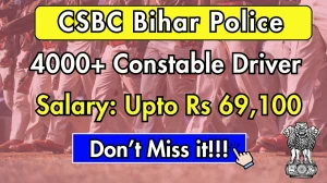CSBC Bihar Police Constable Recruitment Notification 2025 - Apply Online for 4361 Posts
