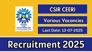 CSIR CEERI Recruitment 2025 - Apply Online for 17 JRF, Project Assistant and More Posts