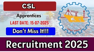 CSL Apprentices Recruitment 2025 - Apply Online for 06 Posts