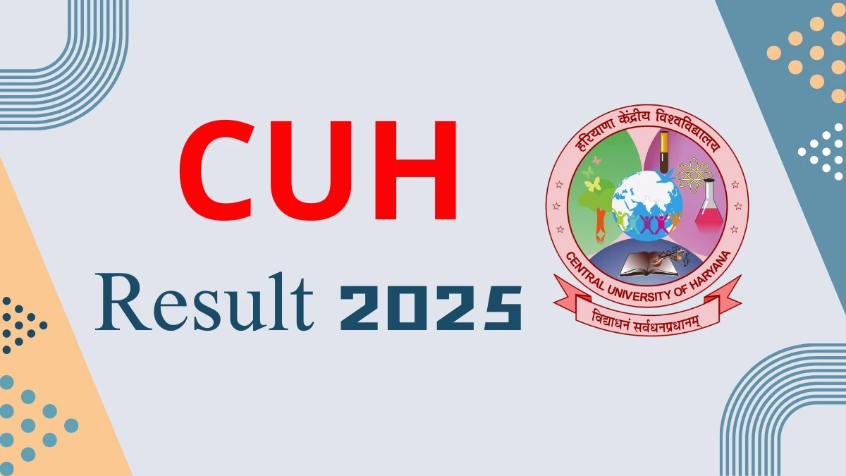 CUH Result 2025 Released At Cuh ac in Direct Link To Download 2nd And 