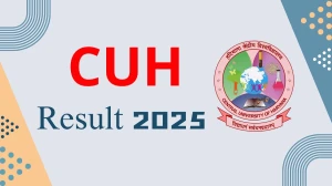 CUH Result 2025 Released at cuh.ac.in Direct Link to Download 2nd and 6th Semester Result