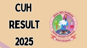 CUH Result 2025 Released at cuh.ac.in Direct Link to Download 2nd Semester Result