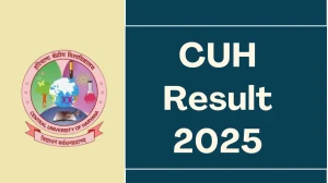 CUH Result 2025 Released at cuh.ac.in Direct Link to Download 2nd Semester Result