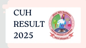 CUH Result 2025 Released at cuh.ac.in Direct Link to Download 5th Semester Result