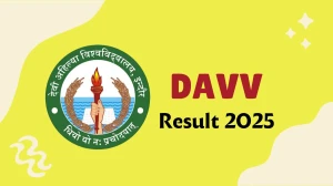 DAVV Result 2025 Out at dauniv.ac.in Direct Link to Download UG Course Result