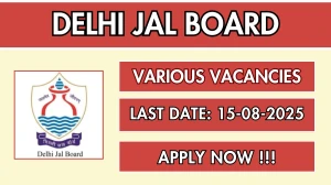 Delhi Jal Board Recruitment 2025 - Apply Offline for 80 Joint Director, Deputy Director and More Posts Delhi Jal Board Recruitment 2025 - Apply Offline for 80 Joint Director, Deputy Director and More Posts