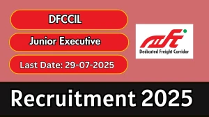 DFCCIL Junior Executive Recruitment 2025 - Apply Offline