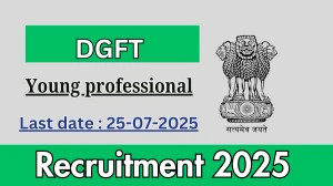 DGFT Young professional Recruitment 2025 - Apply Offline