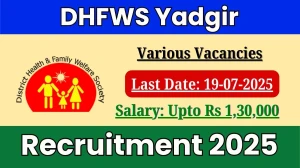DHFWS Yadgir Recruitment 2025 - Apply Online for 26 Physician, Pediatrician and Other Posts