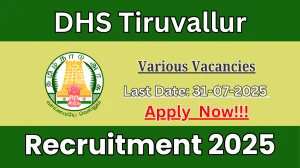 DHS Tiruvallur Recruitment 2025 - Apply Offline for 22 Audiologist, Radiographer and More Posts