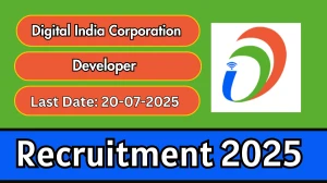 Digital India Corporation Developer Recruitment 2025 - Apply Online Digital India Corporation Developer Recruitment 2025 - Apply Online