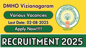 DMHO Vizianagaram Recruitment 2025 - Apply Offline for 04 Dental Technician, Lab Technician and More Posts
