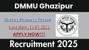 DMMU Ghazipur District Resource Person Recruitment 2025 - Apply Offline for 11 Posts