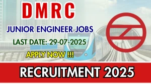 DMRC Junior Engineer Recruitment 2025 - Apply Offline DMRC Junior Engineer Recruitment 2025 - Apply Offline