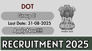 DOT Group C Recruitment 2025 - Apply Offline for 03 Lower Division Clerk, Telecom Assistant Posts