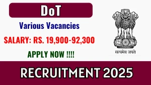 DoT Recruitment 2025 - Apply Offline for 04 LDC, Telecom Assistant Posts