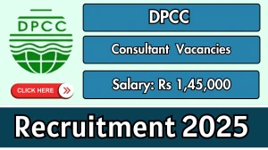 DPCC Consultant Recruitment 2025 - Apply Offline