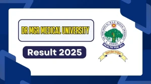 Dr MGR Medical University Result 2025 OUT at tnmgrmuexam.ac.in Direct Link to Download B.Pharm 3rd Sem Result