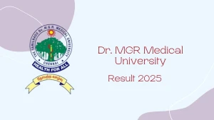 Dr. MGR Medical University Result 2025 Released at tnmgrmuexam.ac.in Direct Link to Download 5th Sem Result