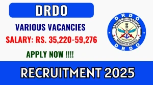 DRDO Recruitment 2025 - Apply Offline for Project Store Officer, Project Admin Assistant and More Posts