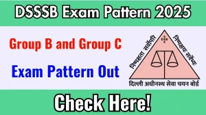 DSSSB Group B and Group C Exam Pattern 2025