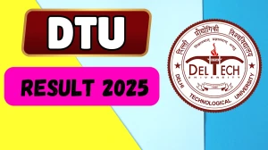 DTU Result 2025 Released at dtu.ac.in Direct Link to Download 1st and 2nd Semester Result