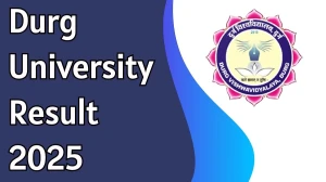 Durg University Result 2025 Released at durg.ucanapply.com Direct Link to Download Sixth Semester Result
