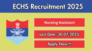 ECHS Nursing Assistant Recruitment 2025 - Apply Offline