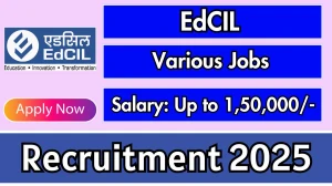 EdCIL Recruitment 2025 - Apply Online for 8 Consultant, IT Manager and Office Manager Posts