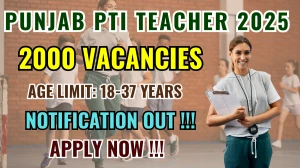 Education Recruitment Board Punjab PTI Teacher Recruitment 2025 - Apply Online for 2000 Posts Education Recruitment Board Punjab PTI Teacher Recruitment 2025 - Apply Online for 2000 Posts