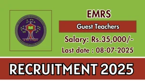 EMRS Guest Teachers Recruitment 2025 - Apply Offline