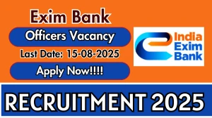 Exim Bank Officers Recruitment 2025 - Apply Online for 06 Posts