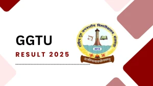 GGTU Result 2025 Out at ggtuexam.com Direct Link to Download UG Courses Result GGTU Result 2025 Out at ggtuexam.com Direct Link to Download UG Courses Result