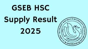 GSEB HSC Supply Result 2025 Out at gseb.org Direct Link to Download Result