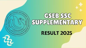 GSEB SSC Supplementary Result 2025 Out at gseb.org How to check Results Here