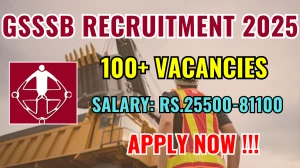 GSSSB Mines Supervisor Recruitment 2025 - Apply Online for 106 Posts GSSSB Mines Supervisor Recruitment 2025 - Apply Online for 106 Posts