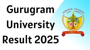 Gurugram University Result 2025 Released at gurugramuniversity.ac.in Direct Link to Download 6th Semester Result