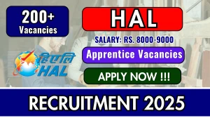 HAL Apprentices Recruitment 2025 - Apply Online for 278 Posts HAL Apprentices Recruitment 2025 - Apply Online for 278 Posts