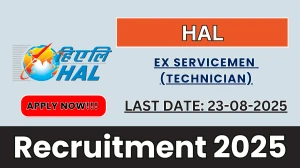HAL Ex Servicemen (Technician) Recruitment 2025 - Apply Offline