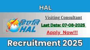 HAL Visiting Consultant Recruitment 2025 - Apply Offline