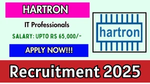 HARTRON IT Professionals Recruitment 2025 - Apply Online