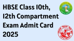 HBSE Class 10th, 12th Compartment Exam Admit Card 2025 Out Download Online @ bseh.org.in Check Exam Date