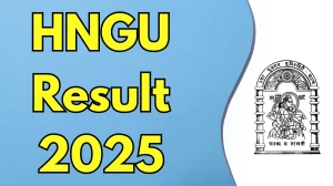 HNGU Result 2025 Released at ngu.ac.in Direct Link to Download 1st and 2nd Semester Result