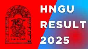 HNGU Result 2025 Released at ngu.ac.in Direct Link to Download 1st Semester Result