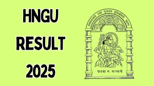 HNGU Result 2025 Released at ngu.ac.in Direct Link to Download 3rd Semester Result